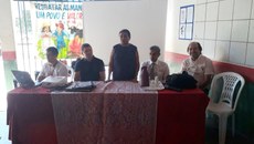 A ação está sendo desenvolvida com 40 alunos do ensino fundamental da Escola Municipal Agripina Portela