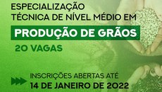 As inscrições devem ser feitas de 6 de dezembro de 2021 a 14 de janeiro de 2022