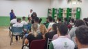 Acolhimento foi realizado na terça-feira, marcando o retorno às atividades do campus
