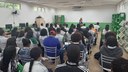 Acolhimento foi realizado na terça-feira, marcando o retorno às atividades do campus