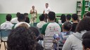 Acolhimento foi realizado na terça-feira, marcando o retorno às atividades do campus
