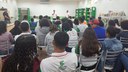 Acolhimento foi realizado na terça-feira, marcando o retorno às atividades do campus
