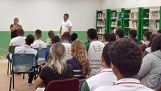 Acolhimento foi realizado na terça-feira, marcando o retorno às atividades do campus