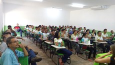 A atividade foi direcionada aos alunos e servidores do Campus