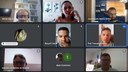 A aula foi realizada por meio da plataforma Google Meet