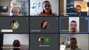 A aula foi realizada por meio da plataforma Google Meet