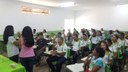 A palestra foi proferida pelas servidoras do Campus Teresina Central Danielle Benigno, Mércia Luciana e Francisca Janaína