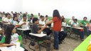 A palestra foi proferida pelas servidoras do Campus Teresina Central Danielle Benigno, Mércia Luciana e Francisca Janaína