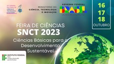 A atividade integra a Semana Nacional de Ciência e Tecnologia