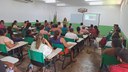 O objetivo do encontro foi tratar sobre o funcionamento do campus e da vida acadêmica dos ingressantes