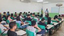 O objetivo do encontro foi tratar sobre o funcionamento do campus e da vida acadêmica dos ingressantes