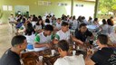 O objetivo do encontro foi tratar sobre o funcionamento do campus e da vida acadêmica dos ingressantes