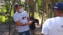 A palestra foi proferida pelo professor Antônio Luís Galvão e contou com a participação de 15 agricultores