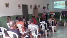 Palestra foi proferida na comunidade Ladeira de Terra