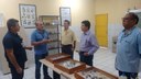 sita teve como objetivos acompanhar o andamento da obra de adequação da infraestrutura da unidade e conhecer os projetos desenvolvidos por alunos e servidores