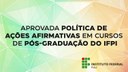 Política já está em vigor desde a aprovação pelo Consup