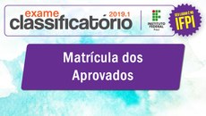 Os horários, locais e as datas das matrículas nos campi são divulgados de acordo com o envio das informações por cada Campus