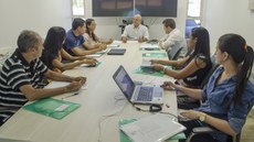 Primeira reunião com membros eleitos pela comunidade acadêmica