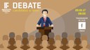 Os quatro candidatos confirmaram presença no debate, que terá transmissão ao vivo pelo Facebook