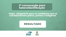Confira resultado final de processo de heteroidentificação