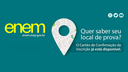 As provas do Enem serão aplicadas nos dias 3 e 10 de novembro