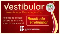 Os candidatos que desejarem entrar com recurso contra o resultado deverão fazê-lo até 8 de novembro