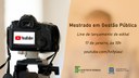 Edital será lançado em live realizada na segunda-feira, dia 17