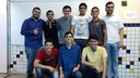 Representantes das três equipes que participarão da Hackathon Vale