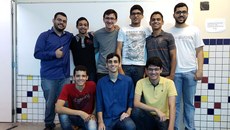 Representantes das três equipes que participarão da Hackathon Vale
