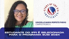 Grazielle representará o Brasil em programa de intercâmbio nos EUA