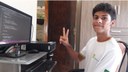 Samuell conseguiu o melhor resultado das escolas públicas, na modalidade Programação Nìvel 1