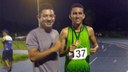 Entrega da medalha ao atleta Ariel de Sousa