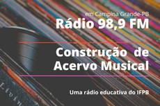 IFPB inicia a construção de acervo com músicas locais e regionais