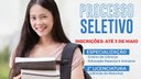 As inscrições podem ser feitas até 3 de maio