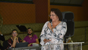 Discurso da professora homenageada, Emanoela Maciel