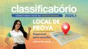 Locais de prova