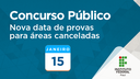 As provas são para as áreas de Agropecuária/Zootecnia Direito e Disciplinas Pedagógicas.