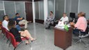 Reunião realizada na Reitoria do IFPI, nesta sexta.