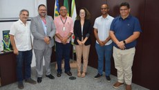 Reunião realizada na Reitoria do IFPI, nesta sexta.