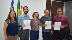 Solenidade realizada na Reitoria