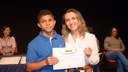 Entrega de certificado do Pronatec Jovem Aprendiz