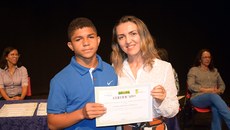 Entrega de certificado do Pronatec Jovem Aprendiz