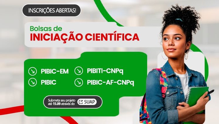 IFPI lança editais com bolsas de Iniciação Científica do CNPq
