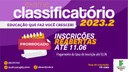 Inscrições reabertas
