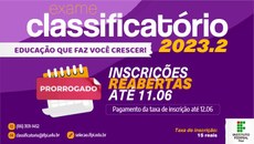 Interessados devem acessar o site selecao.ifpi.edu.br até as 23h59 de domingo (11)