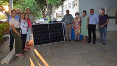 Entrega de kits na área de fruticultura
