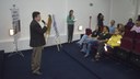 Reitor Paulo Henrique fala na abertura da palestra