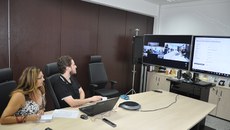 O tema da videoconferência foi o Sistema de Fluxo de Atendimento ao Estudante