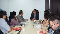Visita de representantes do Red River College