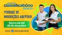 Inscrições abertas até 6 de novembro